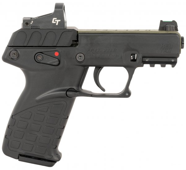 KEL-TEC P17 22LR GREEN SLIDE WITH RED DOT - Click Image to Close