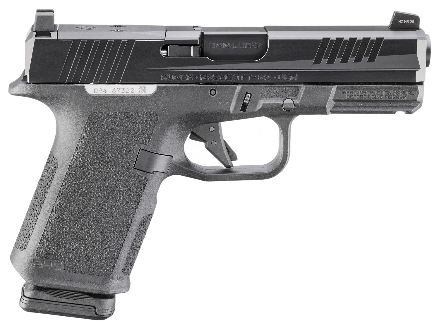 (image for) RUGER RXM 9MM 4" 15+1 BLACK