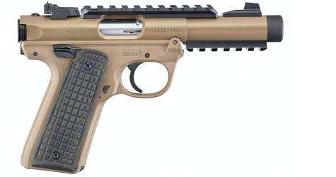 RUGER MARK IV 22/45 TACTICAL 22LR FDE (image for) RUGER MARK IV 22/45 TACTICAL 22LR FDE