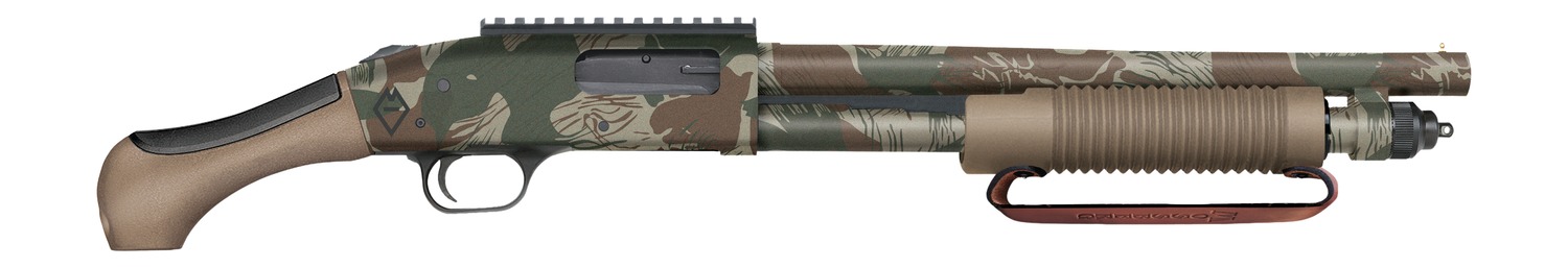 (image for) MOSSBERG 590 BLIKSEM 12GA 14" 5RD RHODESIAN BRUSHSTROKE