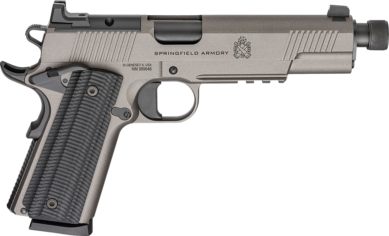 SPRINGFIELD ARMORY OPERATOR 45ACP 5.75" 8+1 THREADED TUNGSTEN (image for) SPRINGFIELD ARMORY OPERATOR 45ACP 5.75" 8+1 THREADED TUNGSTEN