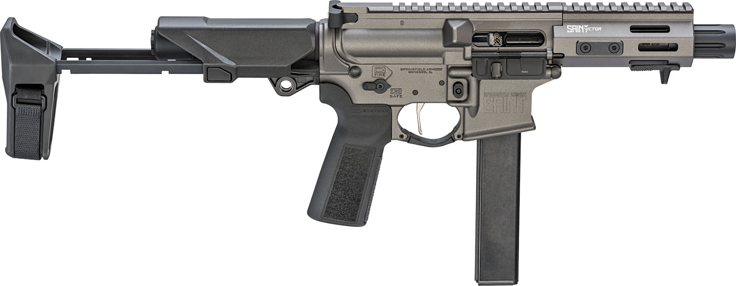 SPRINGFIELD ARMORY SAINT VICTOR PDW 9MM PISTOL 5.5" 32+1 (image for) SPRINGFIELD ARMORY SAINT VICTOR PDW 9MM PISTOL 5.5" 32+1